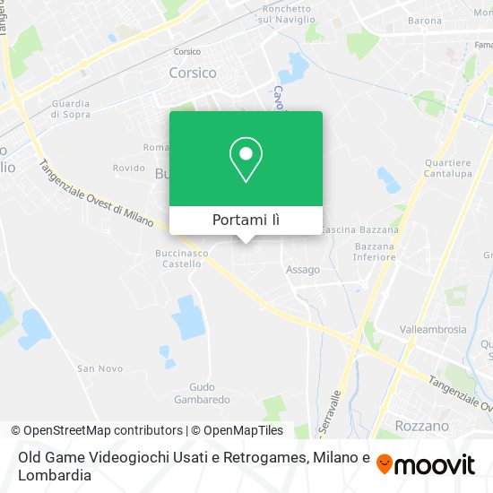 Mappa Old Game Videogiochi Usati e Retrogames
