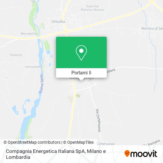 Mappa Compagnia Energetica Italiana SpA