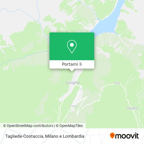 Mappa Tagliede-Costaccia