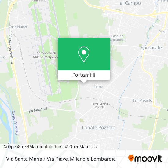 Mappa Via Santa Maria / Via Piave