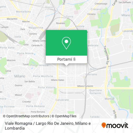 Mappa Viale Romagna / Largo Rio De Janeiro