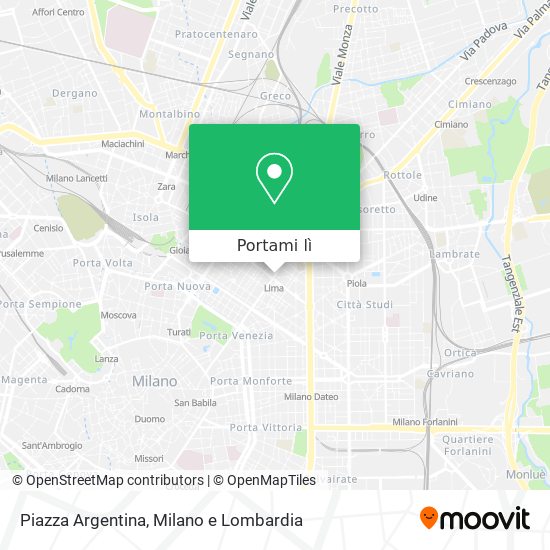 Mappa Piazza Argentina