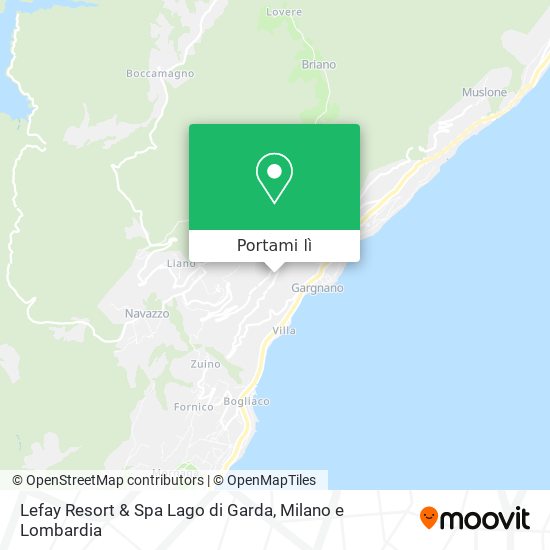 Mappa Lefay Resort & Spa Lago di Garda