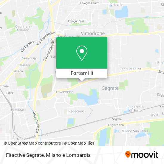 Mappa Fitactive Segrate