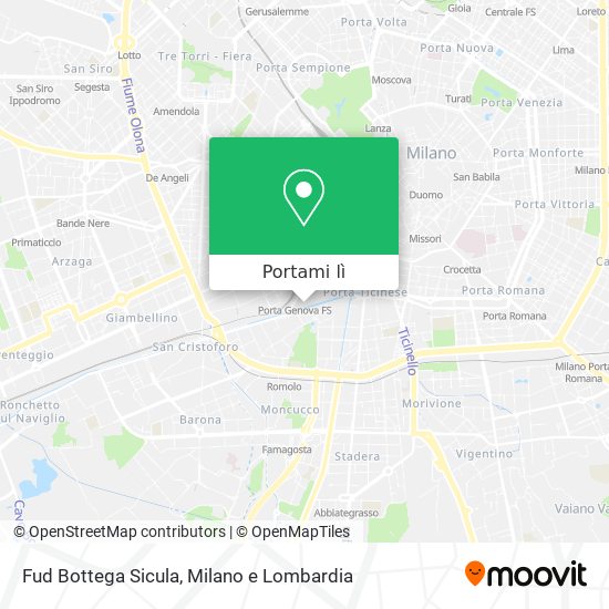 Mappa Fud Bottega Sicula
