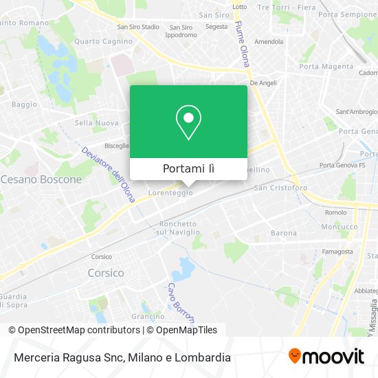 Mappa Merceria Ragusa Snc