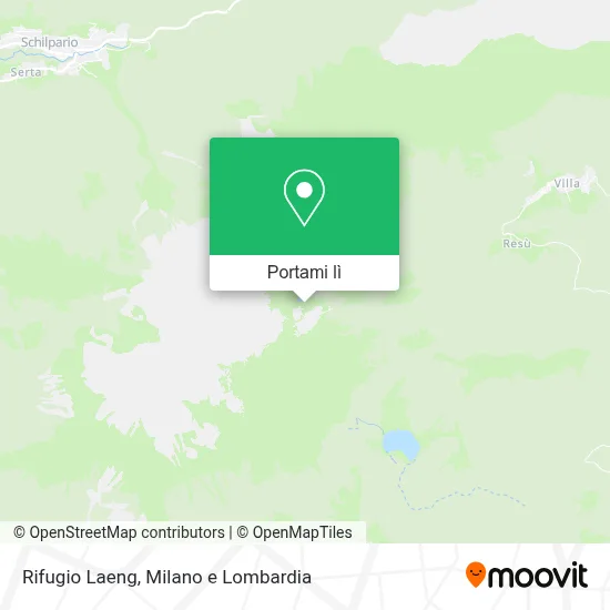 Mappa Rifugio Laeng