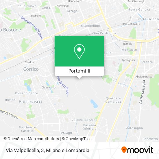 Mappa Via Valpolicella, 3