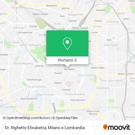 Mappa Dr. Righetto Elisabetta