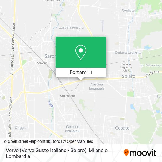 Mappa Verve (Verve Gusto Italiano - Solaro)