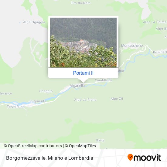 Mappa Borgomezzavalle
