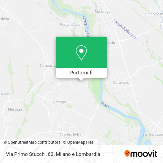 Mappa Via Primo Stucchi, 63