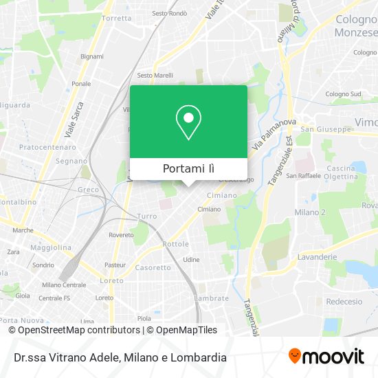 Mappa Dr.ssa Vitrano Adele