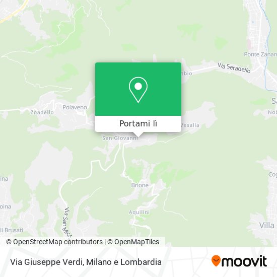 Mappa Via Giuseppe Verdi