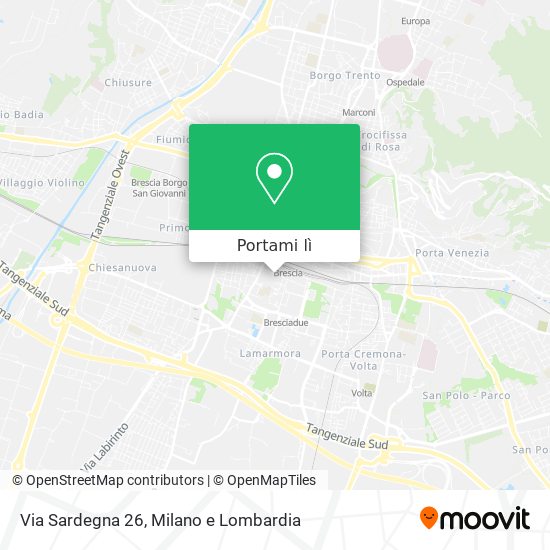 Mappa Via Sardegna  26