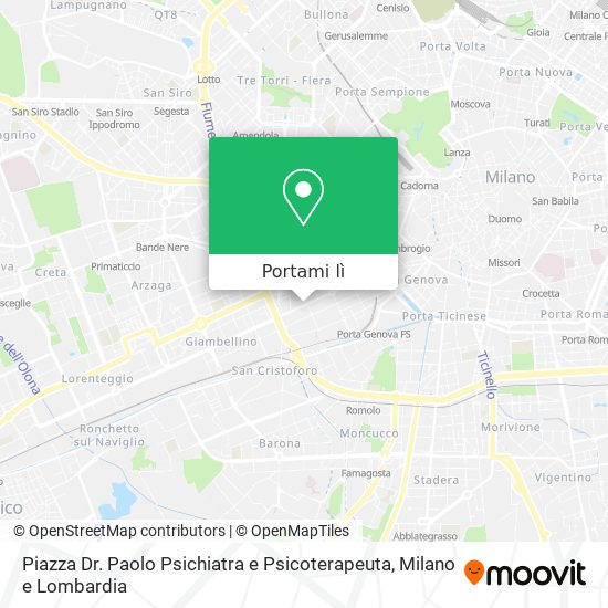 Mappa Piazza Dr. Paolo Psichiatra e Psicoterapeuta