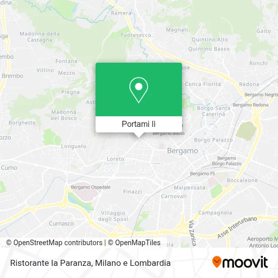 Mappa Ristorante la Paranza