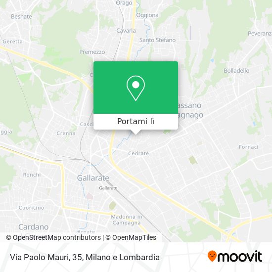 Mappa Via Paolo Mauri, 35