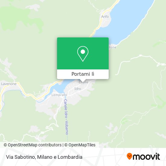 Mappa Via Sabotino