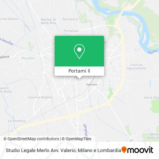 Mappa Studio Legale Merlo Avv. Valerio