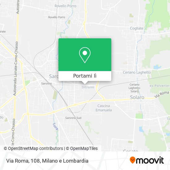 Mappa Via Roma, 108