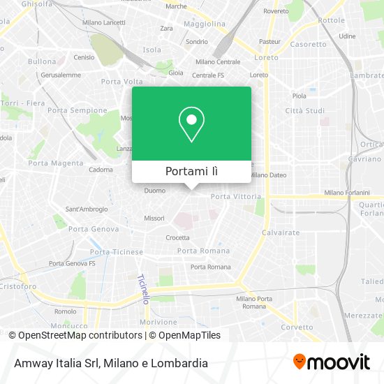 Mappa Amway Italia Srl