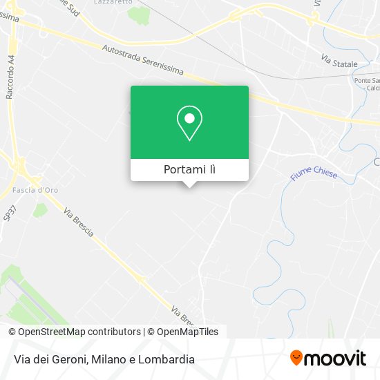 Mappa Via dei Geroni