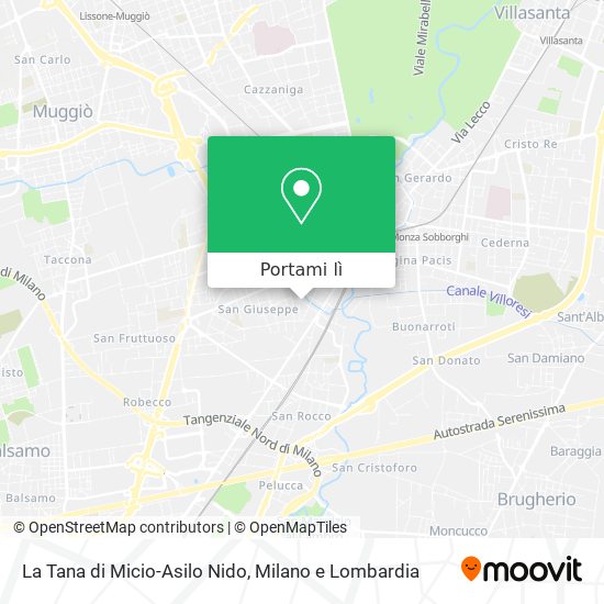 Mappa La Tana di Micio-Asilo Nido