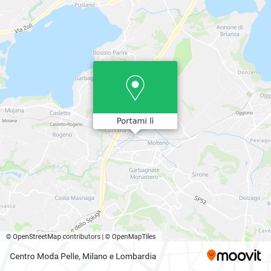 Mappa Centro Moda Pelle
