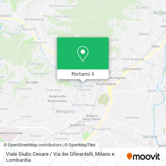 Mappa Viale Giulio Cesare / Via dei Ghirardelli