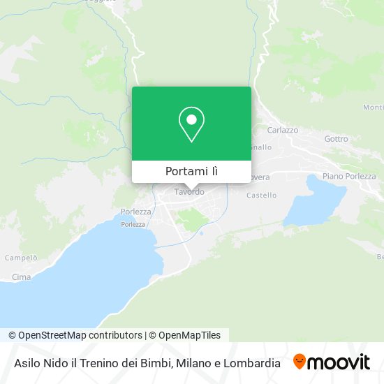 Mappa Asilo Nido il Trenino dei Bimbi
