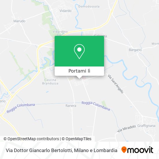 Mappa Via Dottor Giancarlo Bertolotti