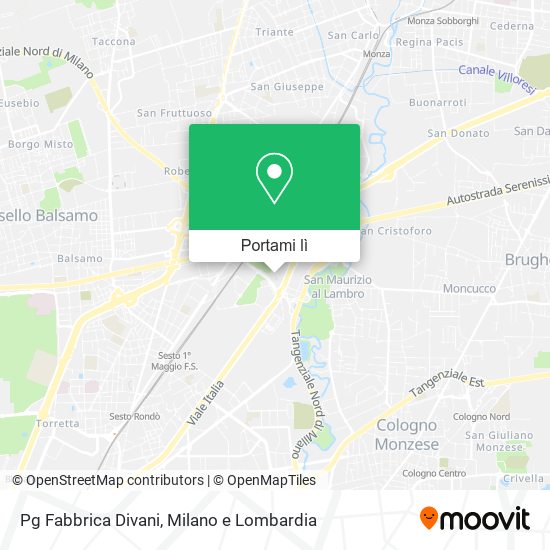 Mappa Pg Fabbrica Divani