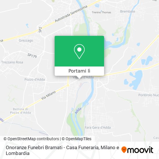 Mappa Onoranze Funebri Bramati - Casa Funeraria