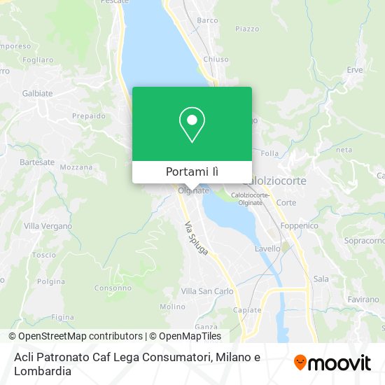 Mappa Acli Patronato Caf Lega Consumatori