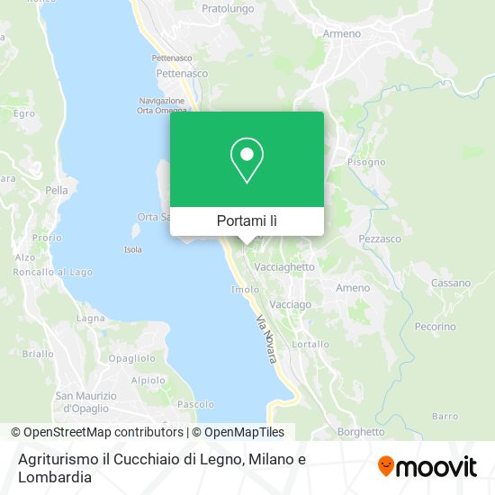 Mappa Agriturismo il Cucchiaio di Legno