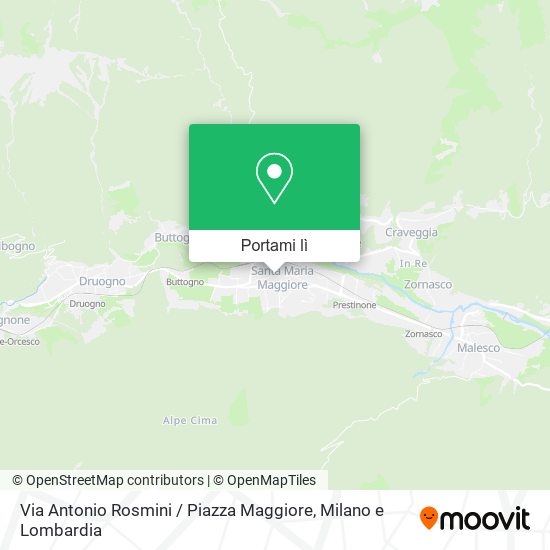 Mappa Via Antonio Rosmini / Piazza Maggiore