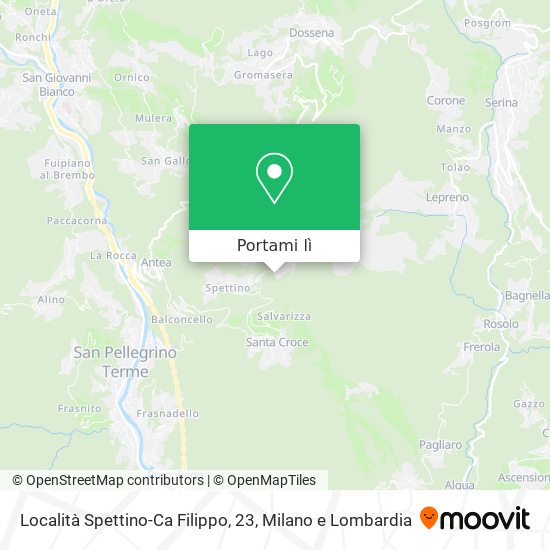 Mappa Località Spettino-Ca Filippo, 23