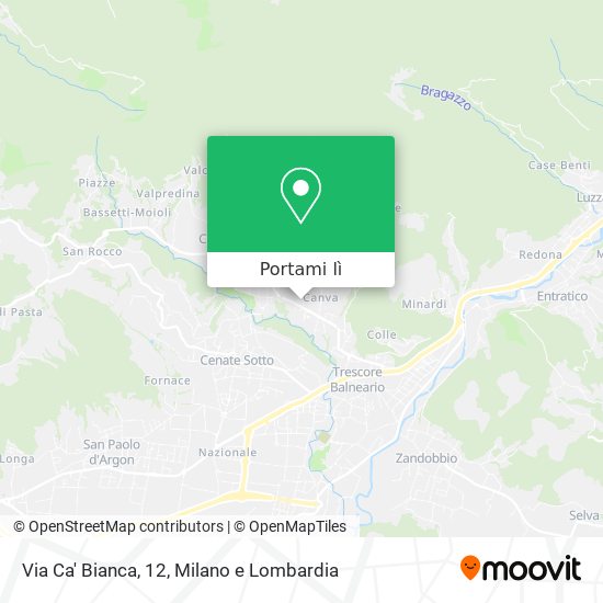 Mappa Via Ca' Bianca, 12