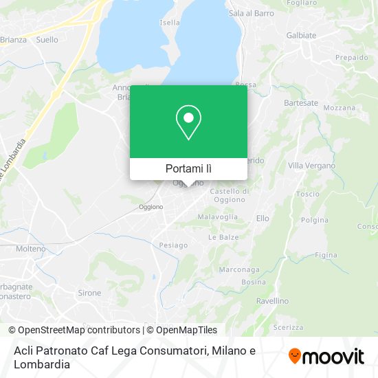 Mappa Acli Patronato Caf Lega Consumatori