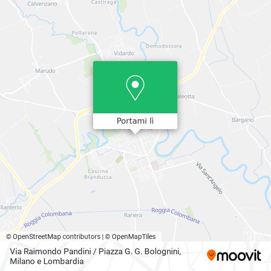 Mappa Via Raimondo Pandini / Piazza G. G. Bolognini