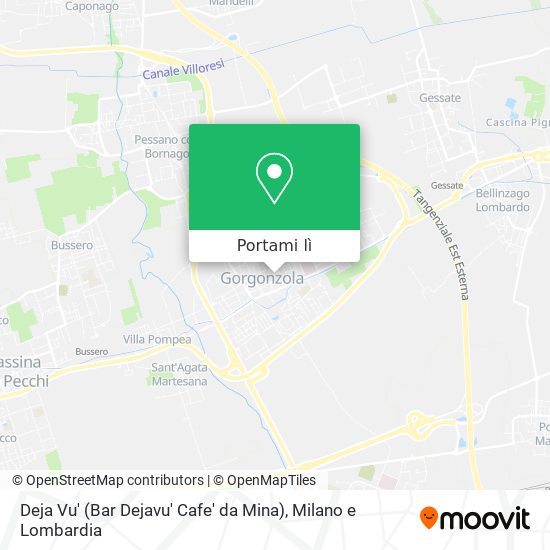 Mappa Deja Vu' (Bar Dejavu' Cafe' da Mina)