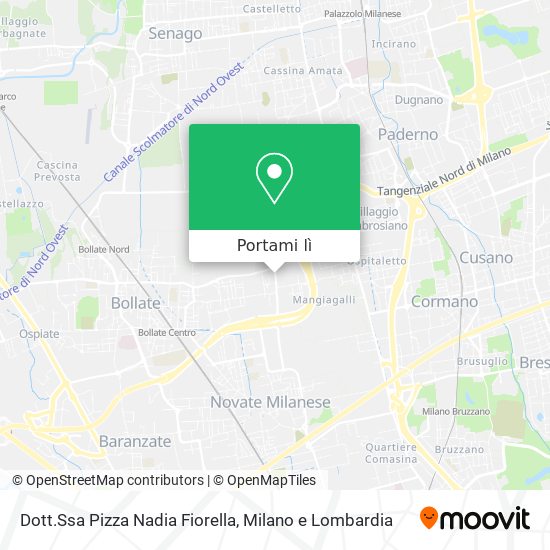 Mappa Dott.Ssa Pizza Nadia Fiorella