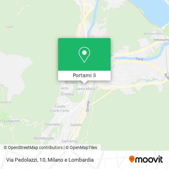 Mappa Via Pedolazzi, 10