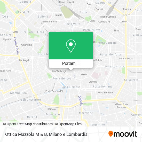 Mappa Ottica Mazzola M & B