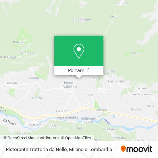 Mappa Ristorante Trattoria da Nello