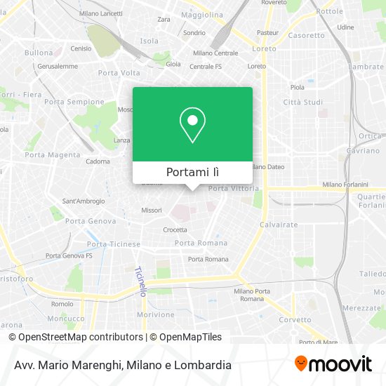 Mappa Avv. Mario Marenghi