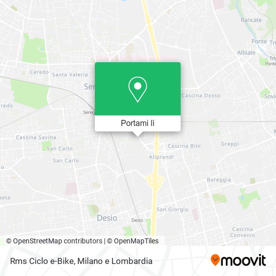 Mappa Rms Ciclo e-Bike