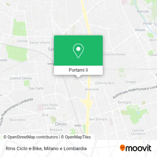 Mappa Rms Ciclo e-Bike