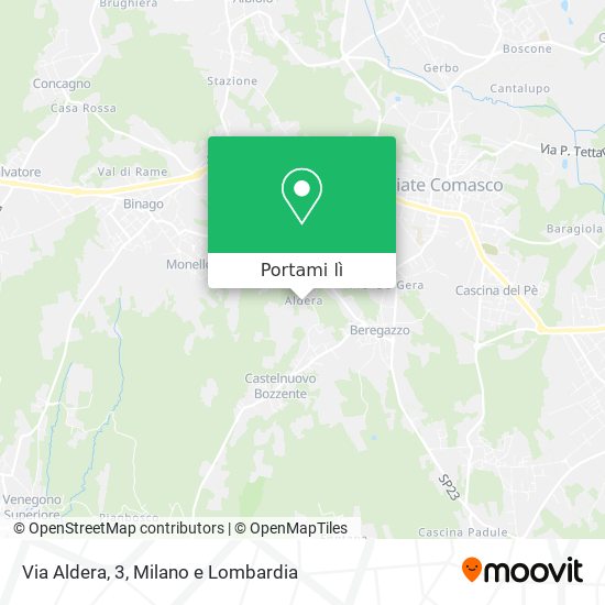 Mappa Via Aldera, 3